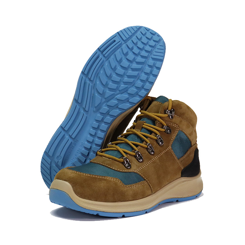 Gumi külső talp Velúr nylon munkacipő